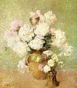 Emil Carlsen Peonies oil on canvas